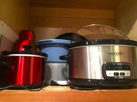 Small kitchen appliances.