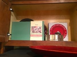 Holiday platters and bakeware.