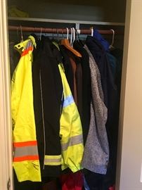 Jackets and other clothing.