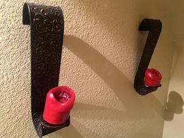 Candle holders.