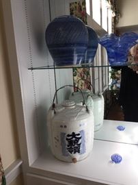 Antique saki jugs