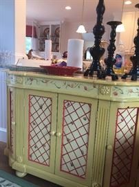 Hand Painted Cupboard