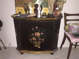 HAND PAINTED ENTRY TABLE