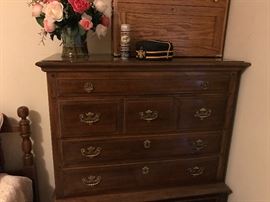 Kent Coffey ‘Carriage Trade’ Cherry Finish Six Drawer Tall Chest (53.5” x 40” x 19”)   375.—