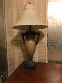 Classic Lamp  (33”h  including harp & finial)  57.—