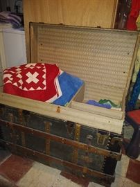 Antique trunk - 3 layers