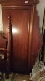 Queen-sized antique headboard