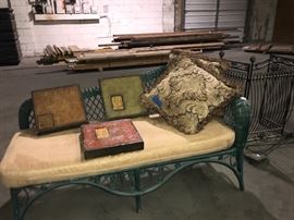 Wicker Chaise Lounge