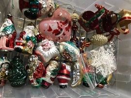 Vintage and Newer Ornaments