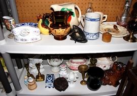 Some of the China Glassware & Pottery