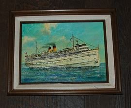 Family Members Were Entertainers On This Ship Pictured