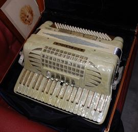OLD Excelsior Acordian used by Family on Stage