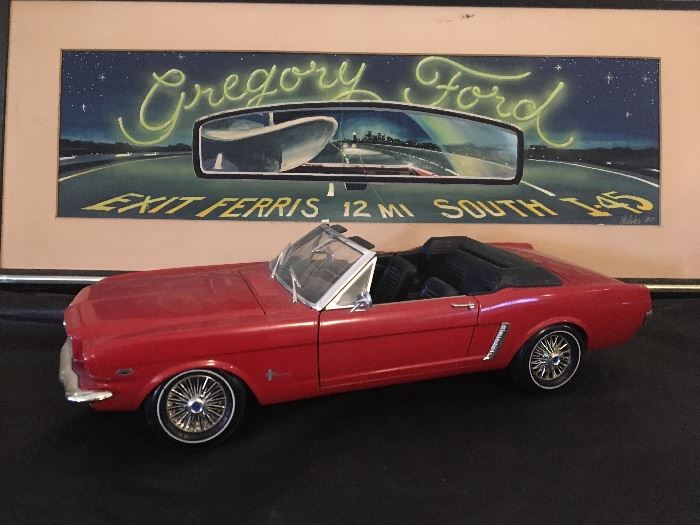 Scale Model of a Ford Mustang by Ertl
