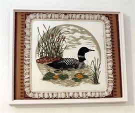 Framed Loom Fabric Art