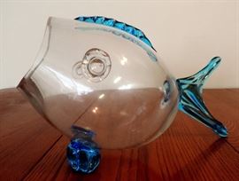 Hand Blown Glass Fish