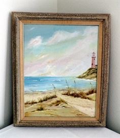 Florida Artist Oil Painting