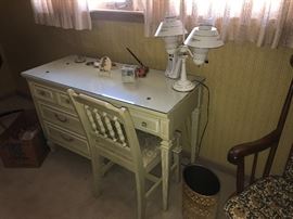 Desk and chair