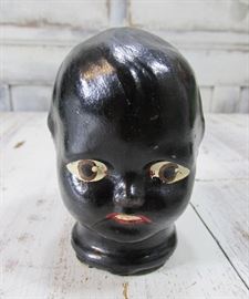 Vintage Black Americana composite doll head