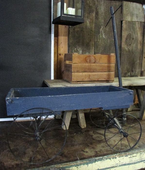 Old Wood Child's wagon
