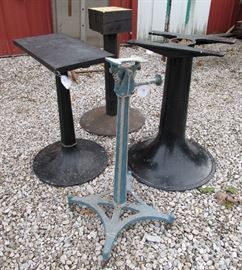 Vintage Industrial table bases
