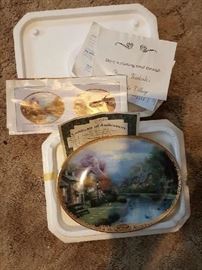 Kinkade Plate in packaging with paperwork