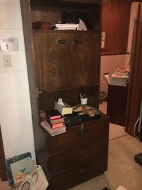 Lane mid century chest with hutch