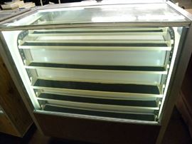 Lighted, Rotating Display Cabinet