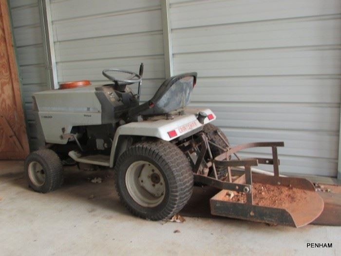 Craftsman garden tractor more, additional attachments available. Hasn't been used in almost a year. Probably will need slight tune up.
