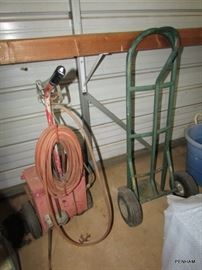 Hand truck & sprayer