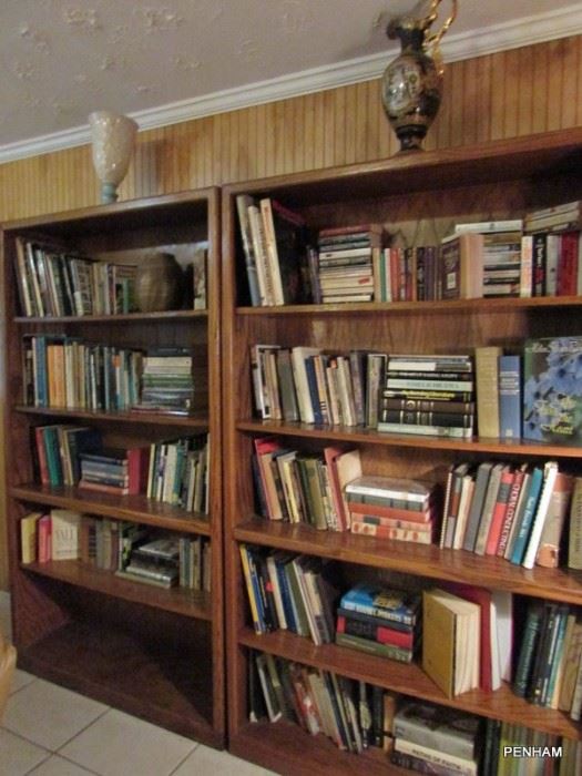 Tall oak book shelves...3 available