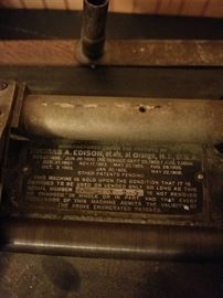Edison Triump Phonograph, 1904-1909, serial number 72325