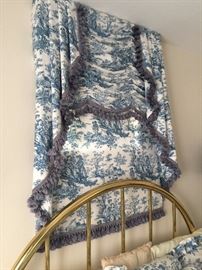 Blue & White Toile (Drapes are for sale as well!)