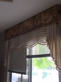 Handmade Custom Valance Paper Mache on Wood (AMAZING!)