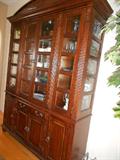 Solid wood hutch