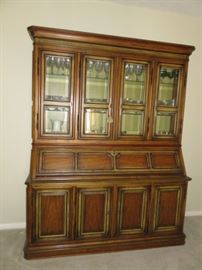 Hutch with Drop Front Desk