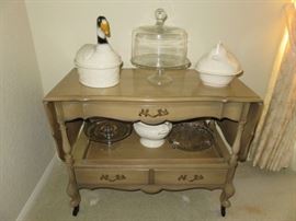 French Provincial Tea Cart