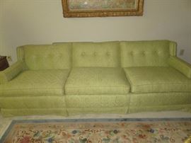 Vintage Down-Filled Couch 
