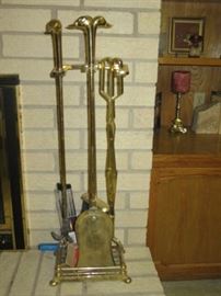 Brass Fireplace Tools