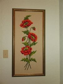 Hand-Embroidery Vintage Picture