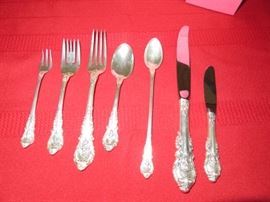 Wallace Sterling Silver Set of 12 Flatware