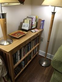 2- Cabinet w/ shelving and 3 top drawers each. Books in several rooms .... 