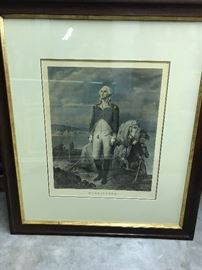 George Washington Large professionally framed picture  $150.00