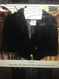 Seal Shoulder cape, SZ Small, Sale price  100.00