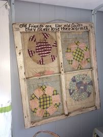 Handmade with old quilts