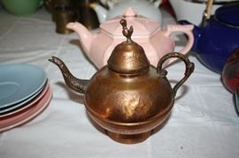 Copper tea pot