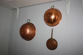 Copper pots