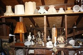 More of those lamps.  Lamp on left is wood