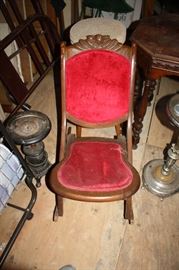 Pretty antique rocker