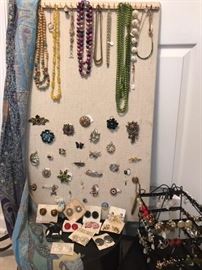Vintage jewelry such as Lisner, Sara Coventry, Judy Lee and from West Germany and Austria