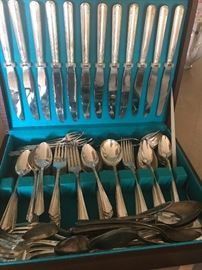 ROGERS SILVER PLATED - LG. SET FLATWARE